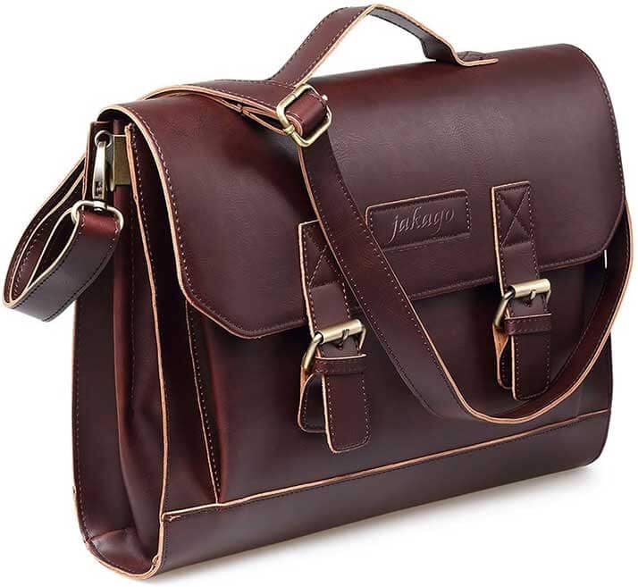 Jakago vintage laptop briefcase satchel