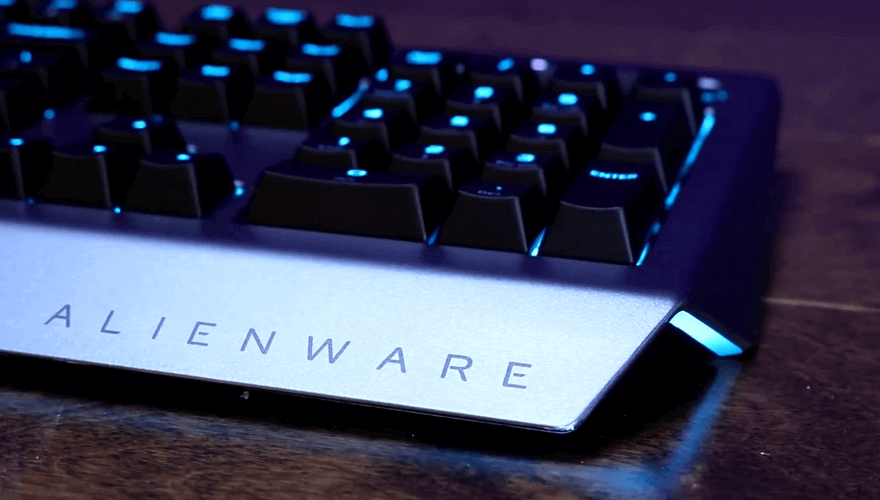 alienware branding just below the keypad