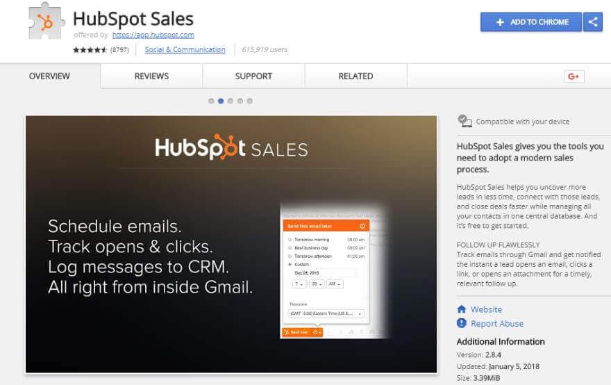 hubspot sales