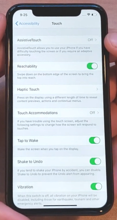 image showing how to disable assistive touch on iphone 13