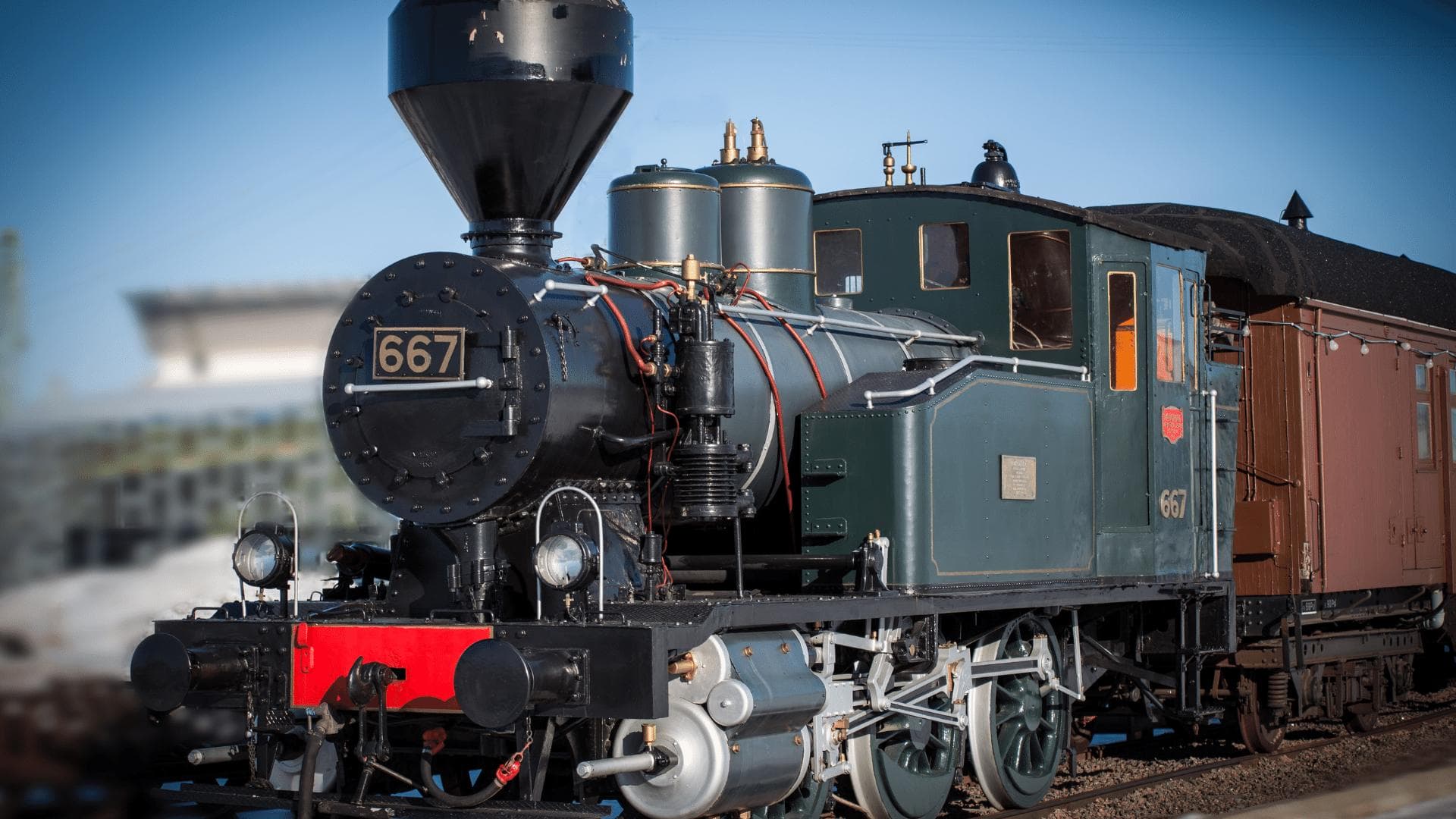 Old Locomotive Showcasing History of Railroad Technology